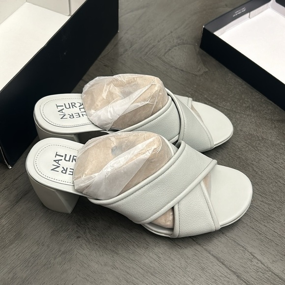 NATURALIZER Genn-rhythm Mule Sandals Women's Shoes In Urban Mist (WIDE) - Picture 5 of 5